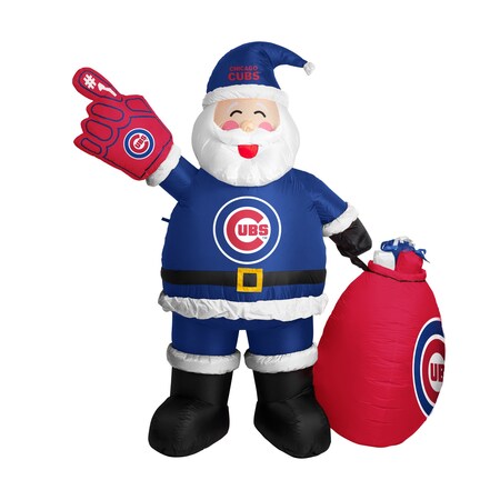Logo Brands Chicago Cubs Inflatable Santa 506-100-S